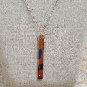 Uncommon James Rose Gold Initial "A" Necklace